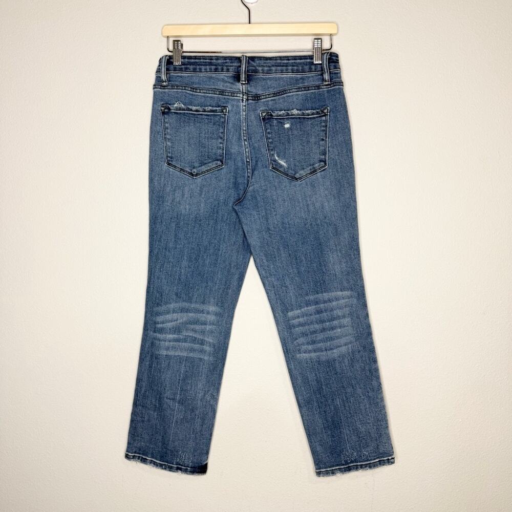 Vervet Afternoon Light Crop Straight Jeans Blue Size 29 - Picture 3 of 7